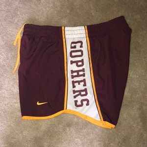 Nike Minnesota Gophers Dri-Fit Running Shorts